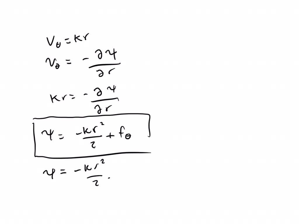 SOLVED:The Streamlines For An Incompressible, Inviscid, Two-dimensional ...