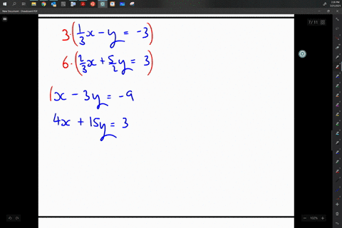 in-the-following-exercises-solve-the-systems-of-equations-by-substitution-leftbeginarrayl-frac13-x-2
