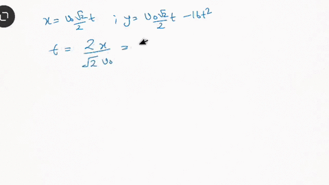 show-that-the-rectangular-equation-for-the-curve-defined-by-the-equations-xv_0-fracsqrt22-t-quad-yv_