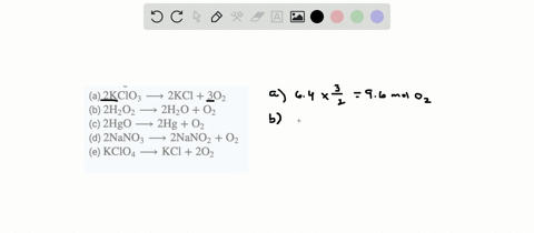 how-many-moles-of-oxygen-can-be-obtained-by-the-decomposition-of-64-mathrmmol-of-reactant-in-each-of