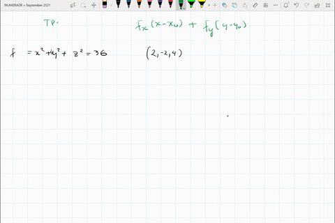 find-an-equation-of-the-tangent-plane-to-the-surface-at-the-given-point-x24-y2z236-quad2-24