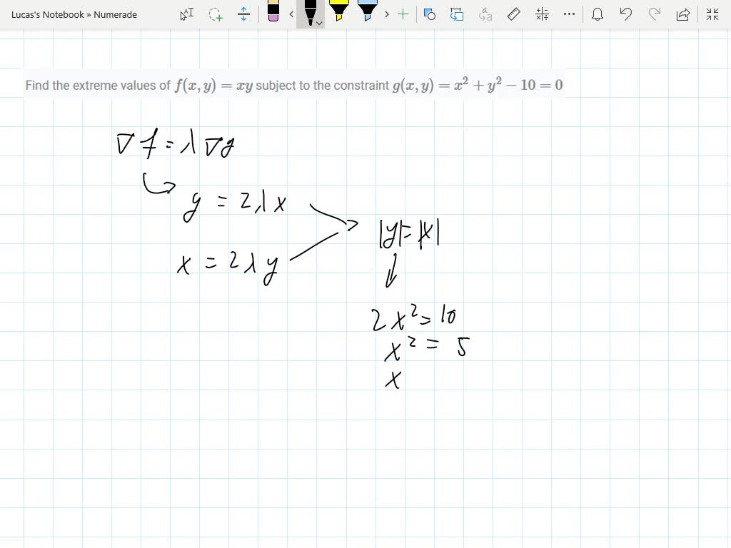 solved-find-the-extreme-values-of-f-x-y-x-y-subject-to-the-constraint