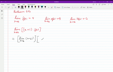 in-the-following-exercises-assume-that-lim-_x-rightarrow-6-fx4-lim-_x-rightarrow-6-gx9-quad-and-li-7