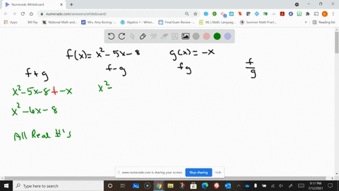 use-the-given-functions-f-and-g-to-find-fg-f-g-f-g-and-fracfg-state-the-domain-of-each-fxx2-5-x-8-gx