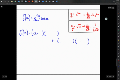 differentiate-fxe-2-x-cos-x
