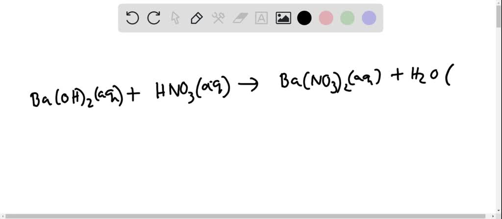 SOLVED:Barium hydroxide is used in lubricating oils and greases. Write ...