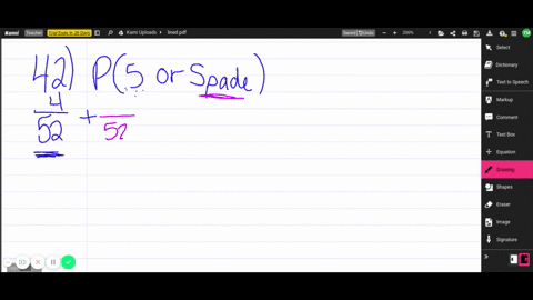 determine-whether-the-events-are-mutually-exclusive-or-inclusive-then-find-the-probability-a-card-is