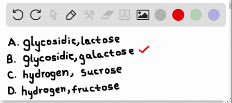 lactose-is-a-disaccharide-formed-by-the-formation-of-a-_______-bond-between-glucose-and-________-a-g