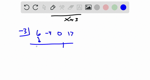 use-synthetic-division-to-divide-the-first-polynomial-by-the-second-6-x3-4-x217-quad-x3