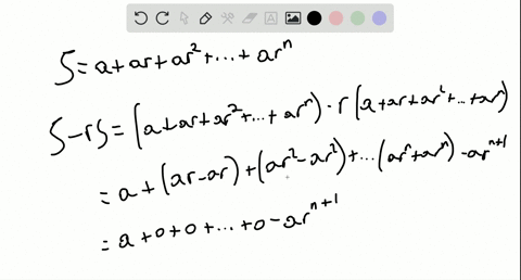prove-the-following-formula-for-a-geometric-sum-sum_k0n-a-rkaa-ra-r2cdotsa-rnfraca-a-rn11-rr-neq-1-h