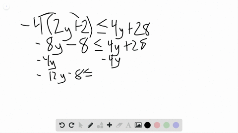 solve-each-inequality-write-the-solution-set-in-interval-notation-and-graph-it-42-y2-leq-4-y28