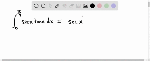 use-part-2-of-the-fundamental-theorem-of-calculus-to-find-each-definite-integral-int_0pi-4-sec-x-tan