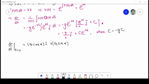linear-drag-derive-the-equations-beginaligned-x-fracv_0kleft1-e-k-tright-cos-alpha-y-fracv_0kleft1-2