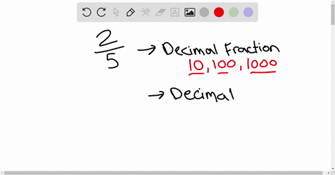 convert 2 5 to an equivalent decimal