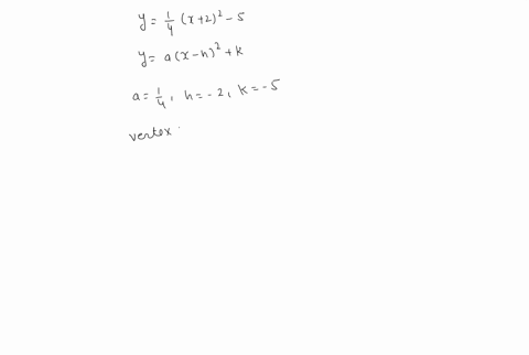 find-the-vertex-focus-and-directrix-for-each-parabola-see-example-3-yfrac14x22-5