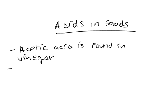 name-an-acid-found-in-food