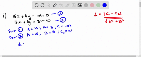 find-the-distance-between-parallel-lines-i-15-x8-y-340-and-15-x8-y310-ii-lxyp0-and-lxy-r0