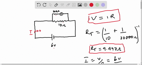 a-voltmeter-has-a-resistance-of-30-mathrmk-omega-a-sketch-the-circuit-diagram-and-find-the-current-i