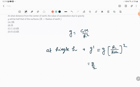 at-what-distance-from-the-center-of-earth-the-value-of-acceleration-due-to-gravity-g-will-be-half-th
