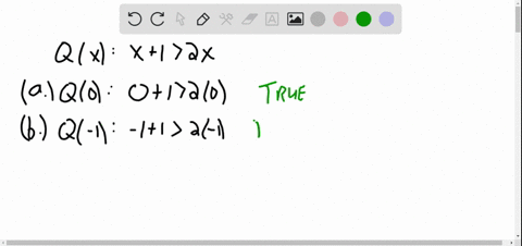 Solved Let P X Be The Statement X X 2 If The Domain Consists Of The Integers What Are These Truth Values Begin Array Llll Text A P 0 Text B P 1
