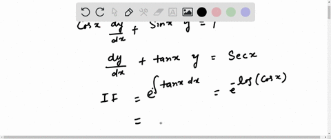 solve-the-given-linear-differential-equation-cos-x-fracd-yd-xsin-x-y1