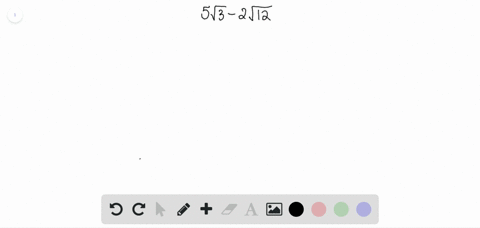 simplify-each-expression-5-sqrt3-2-sqrt12