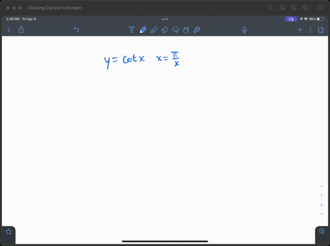 beginarrayl-text-find-the-equation-of-the-tangent-line-to-ycot-x-text-at-xfracpix-endarray