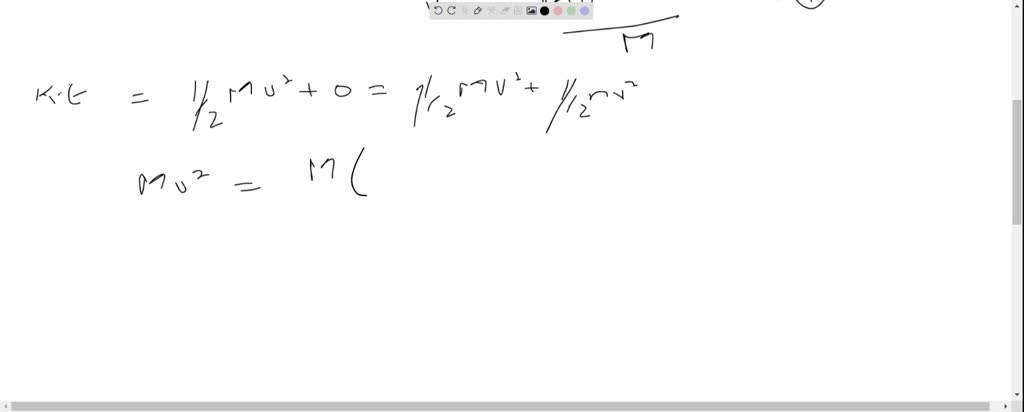 solved-a-smooth-sphere-of-mass-m-moving-with-velocity-u-directly