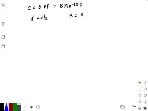 a-parallel-plate-capacitor-with-air-between-the-plates-has-a-capacitance-of-8-mathrmpfleft1-mathrmpf