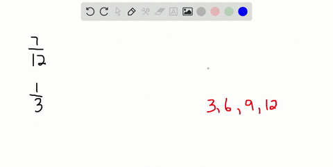 find-each-sum-or-difference-and-write-it-in-lowest-terms-see-examples-5-7-frac712-frac13