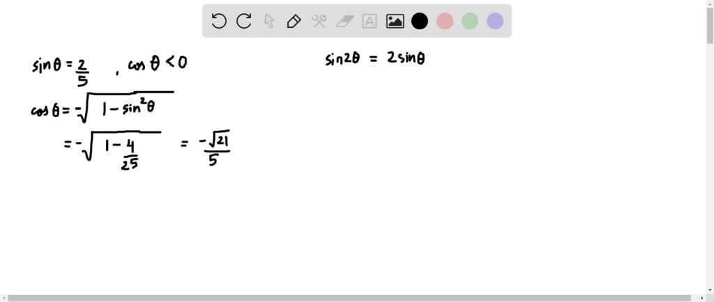 SOLVED:Find values of the sine and cosine functions for each angle ...