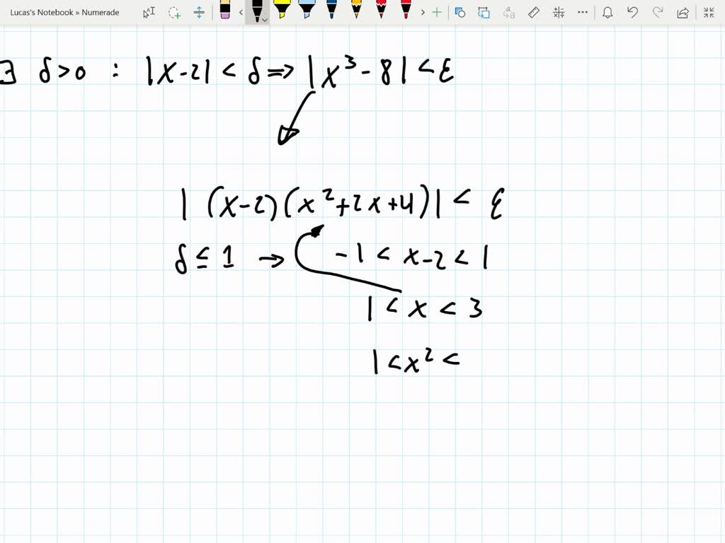 SOLVED In Exercises 11 20 Use The Formal Definition Of Limit To Verify