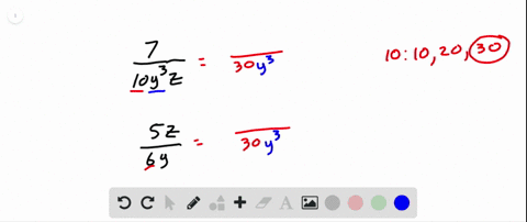 write-as-equivalent-expressions-with-the-lcd-frac710-y3-z-text-and-frac5-z6-y