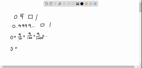let-x099999-ldots-a-do-you-think-that-x1-or-x1-b-sum-a-geometric-series-to-find-the-value-of-x-c-h-2