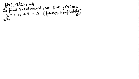 find-the-x-and-y-intercepts-for-the-functions-defined-by-yfx-fxx24-x4