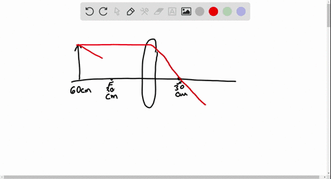 the-focal-length-of-a-converging-lens-is-30-mathrmcm-use-a-ray-diagram-to-locate-the-image-of-an-obj