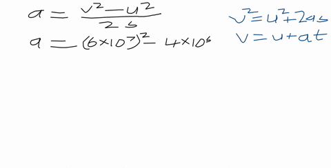 in-a-particle-accelerator-an-electron-enters-a-region-in-which-it-accelerates-uniformly-in-a-straigh