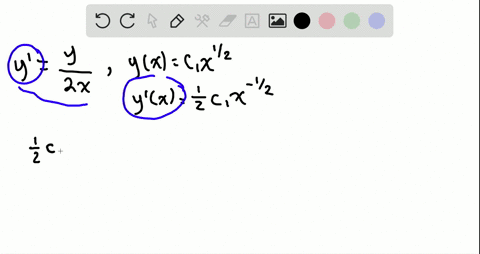 SOLVED: Verify that the given function is a solution to the given ...