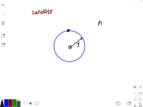 a-satellite-revolves-in-a-circular-orbit-about-the-earth-then-out-of-the-following-physical-quantiti