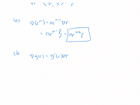 let-mathbfrx-mathbfiy-mathbfj-and-rmathbfrsqrtx2y2-a-show-that-nabla-rnn-rn-2-mathbfr-b-show-that-na