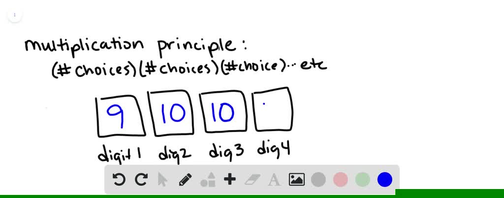 Solved how Many Four digit Numbers Can Be Formed AF8