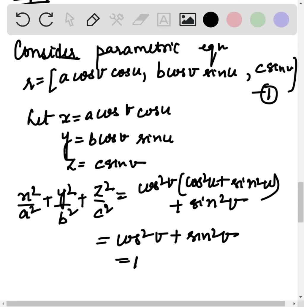 SOLVED Given The Parametrized Surface u V u Cosv U Sinv Logcosv 