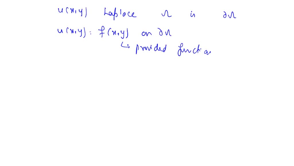 SOLVED:The relaxation method :* Here's how to solve Laplace's equation ...