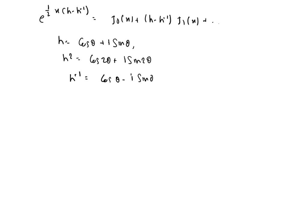 SOLVED:In the generating function equation of Problem 19, put h=e^i θ ...
