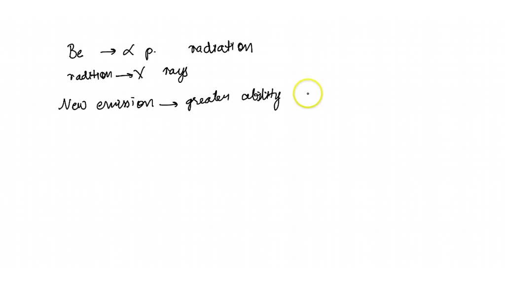 SOLVEDWhen beryllium is bombarded with alpha particles, a very