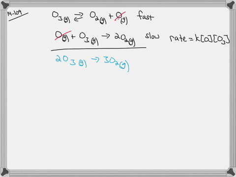 the-gas-phase-decomposition-of-ozone-is-thought-to-occur-by-the-following-two-step-mechanism-beginar