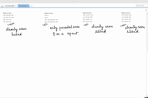 an-individual-heterozygous-for-four-genes-a-a-cdot-b-b-c-c-cdot-d-d-is-testcrossed-with-a-a-cdot-b-b