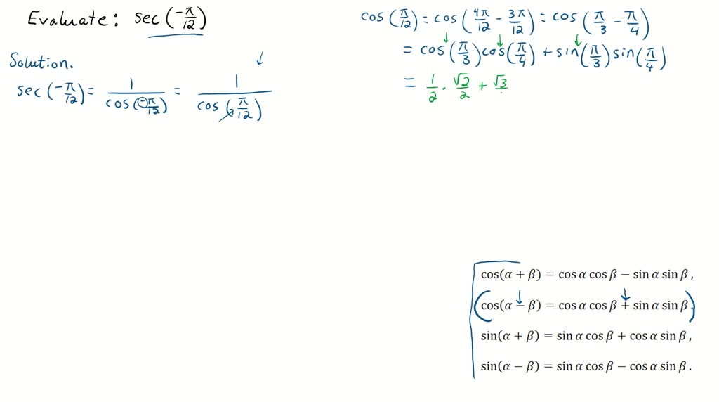 Find the exact value. (a) sec 135^{\circ} (b) \se…