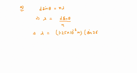 a-diffraction-grating-has-125-mu-m-spacing-a-what-wavelength-is-diffracted-through-a-261circ-angle-b
