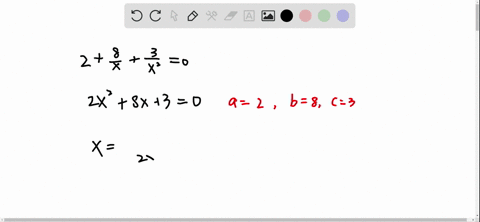 find-the-real-solutions-if-any-of-each-equation-use-the-quadratic-formula-2frac8xfrac3x20-2